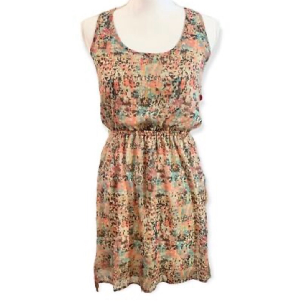 Xhilaration Multicolor Sleeveless Mini Dress